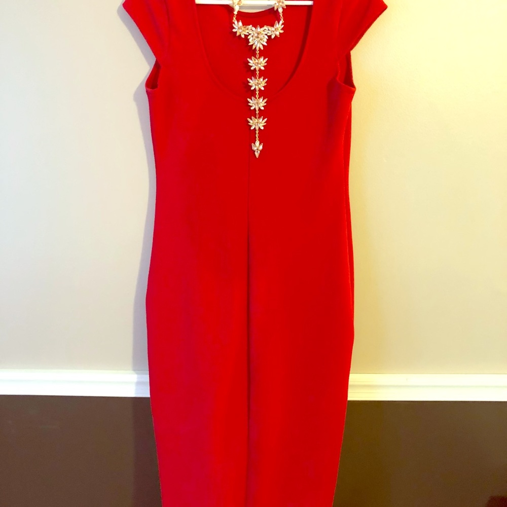 *no brand* red dress. Never worn! Junior large.